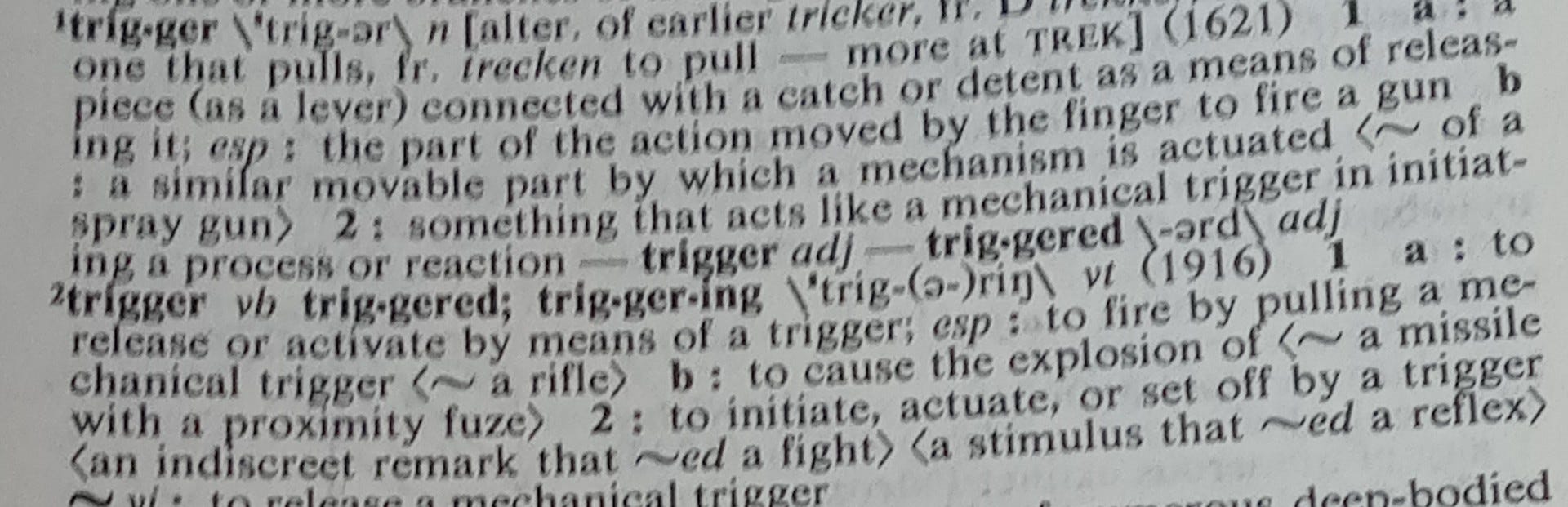 A word on triggers