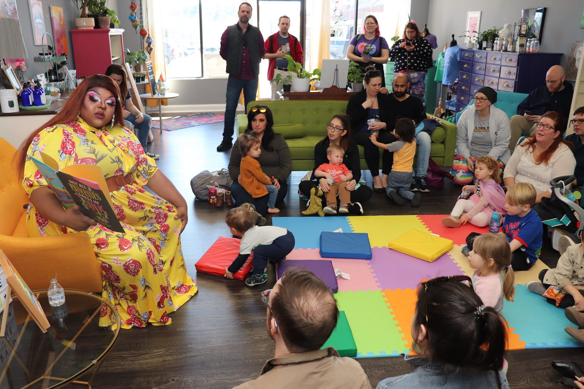 Bookstore co-owners share community support after bomb threat cancels drag  queen story time