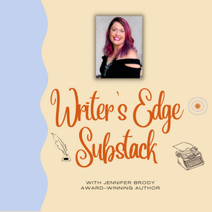 Artwork for Writer's Edge Substack w/ Author Jennifer Brody