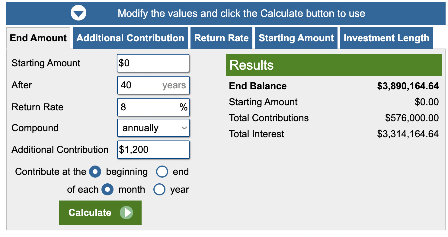 One way to stack for baby's future