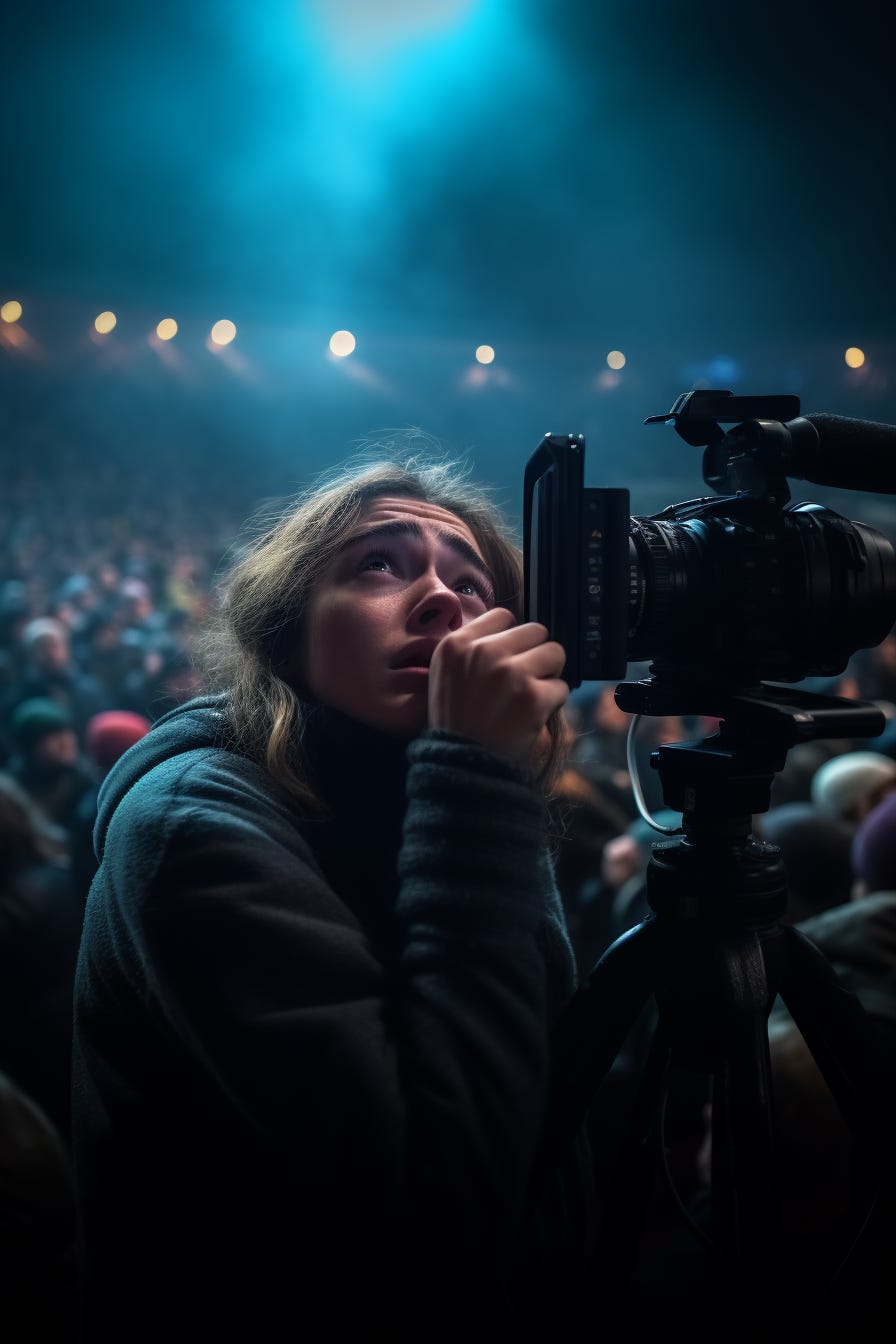 Cameraman Inches Closer To Weeping Taylor Swift Fan