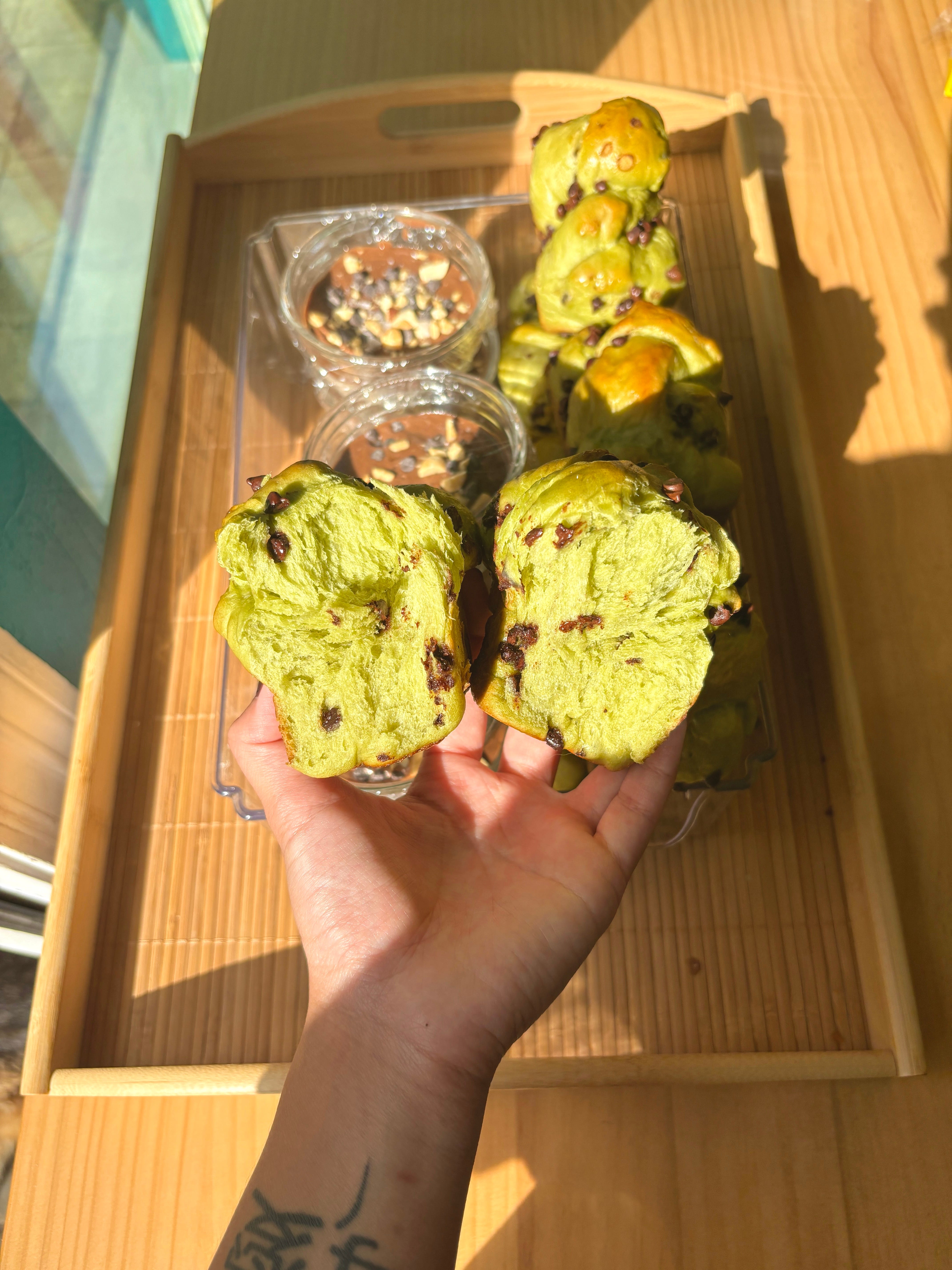 Matcha Japanese Milk Bread - Baking By Yuka