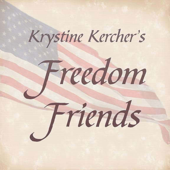 Artwork for Krystine Kercher’s Freedom Friends Newsletter