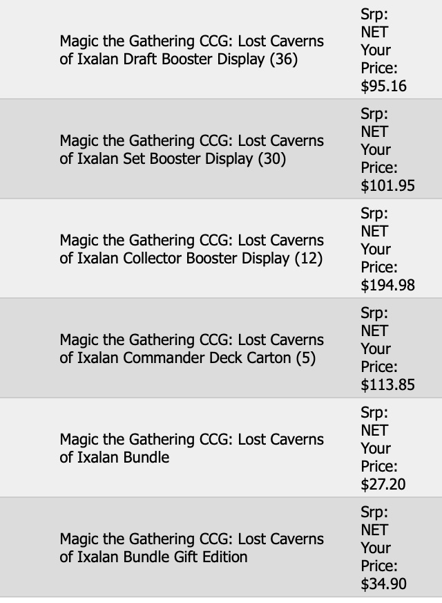 MTG - The Lost Caverns of Ixalan - Booster Box Preorder! — Game Universe