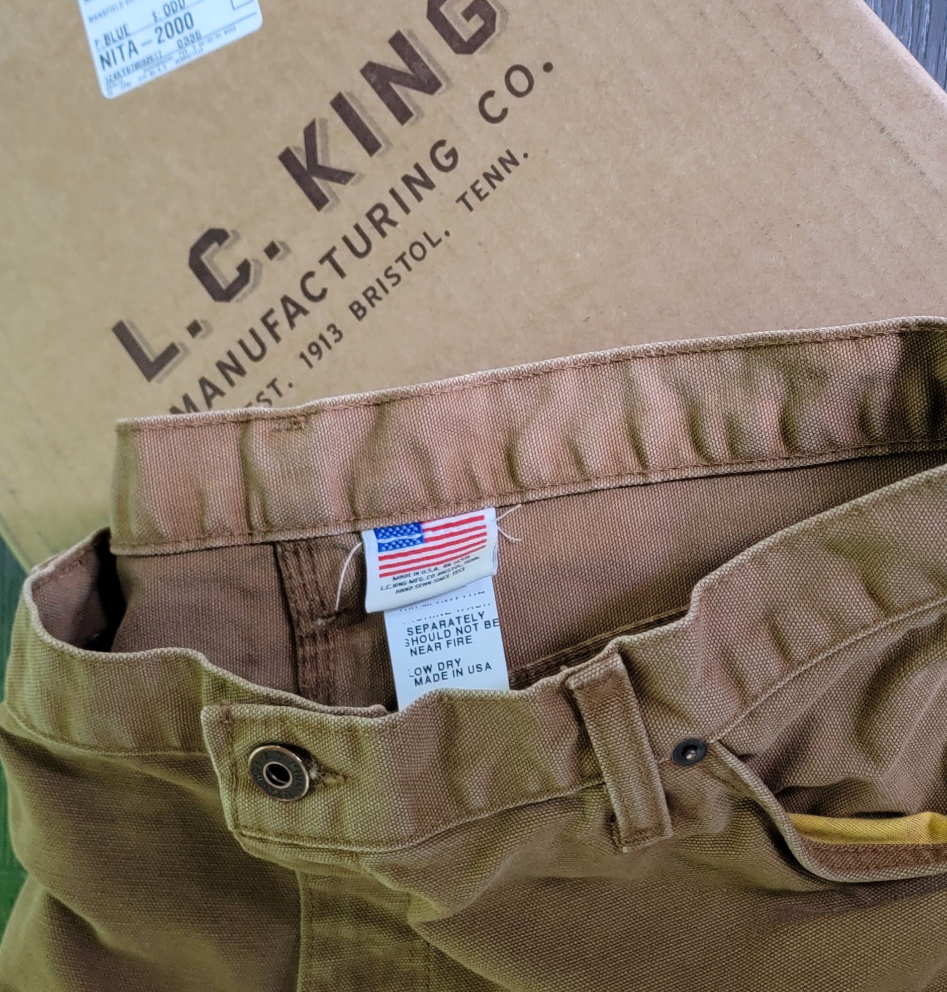 Olive Duck Utility Jacket – LC King Mfg
