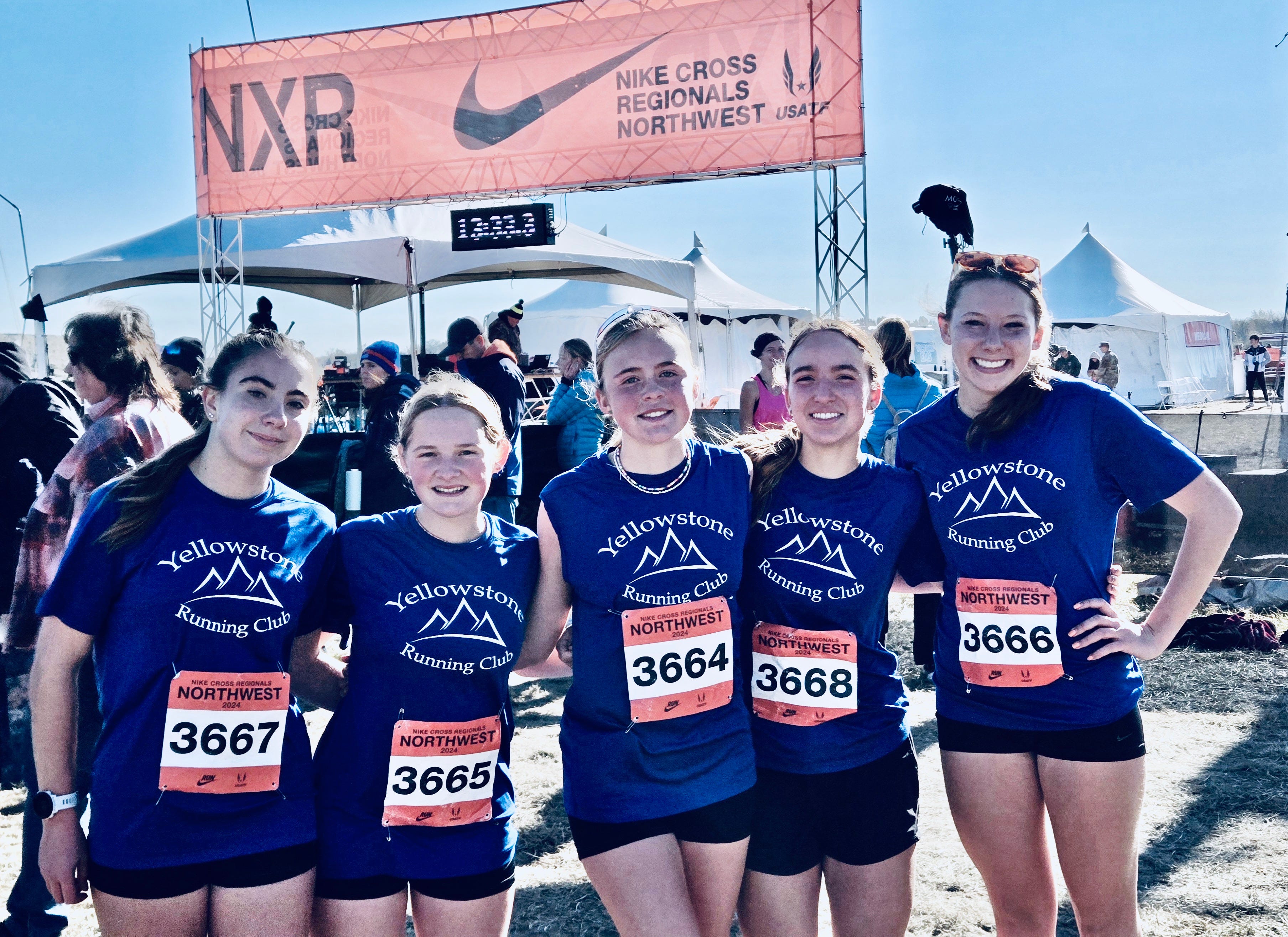 The Cross Country Gang competes at the Nike Cross Country Regionals