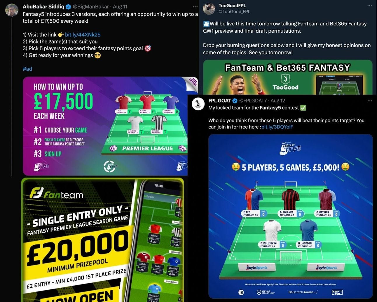 Bet365's £500,000 Fantasy Premier League Game: How To Play For Free