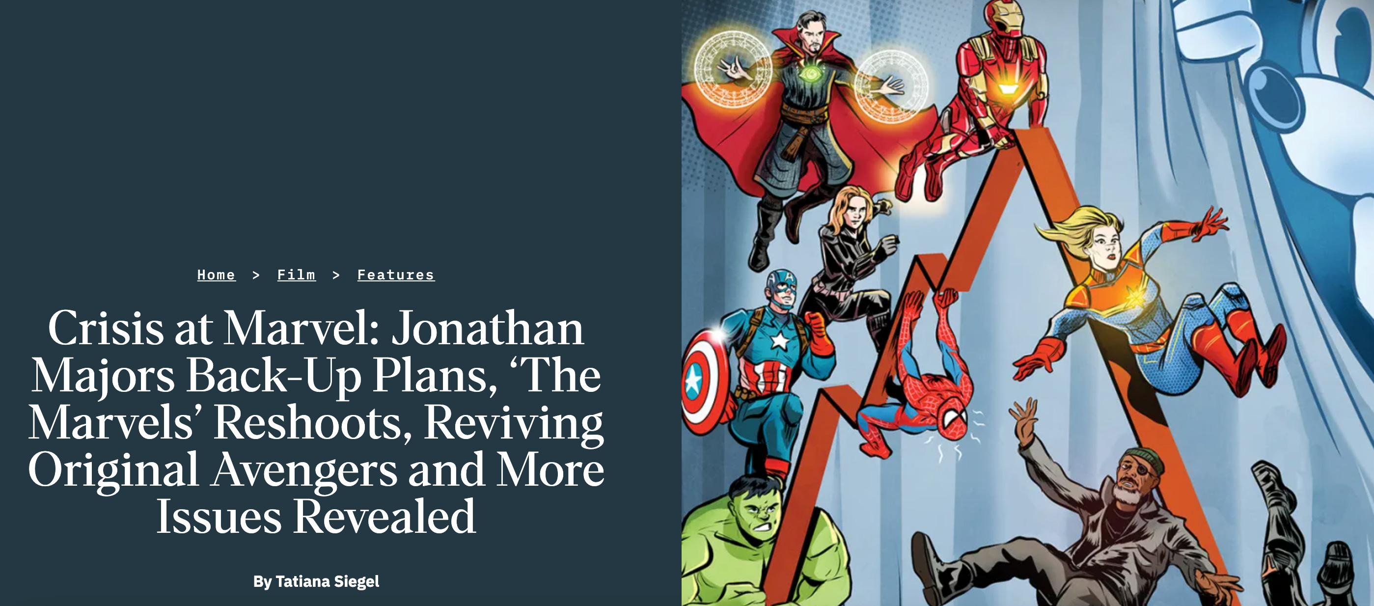 Inside Marvel's Jonathan Majors Problem: 'The Marvels' Reshoots, More