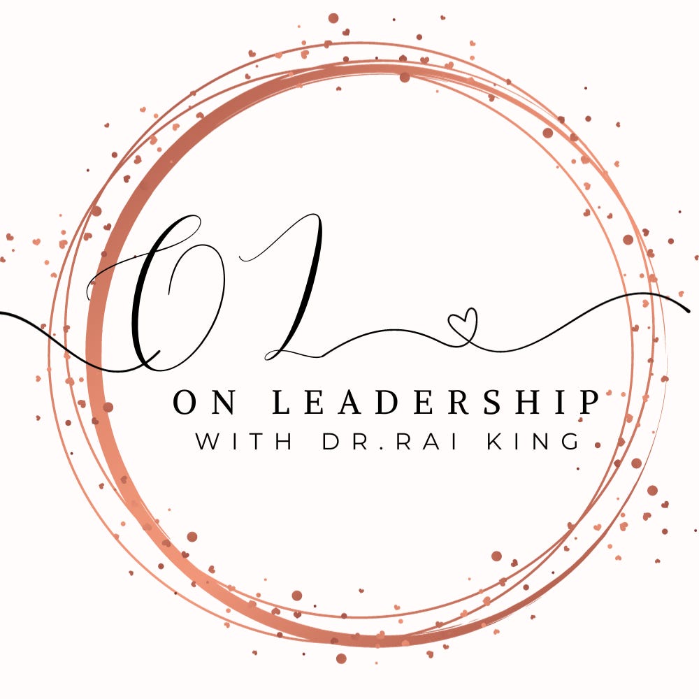 Artwork for On Leadership with Dr. Rai King