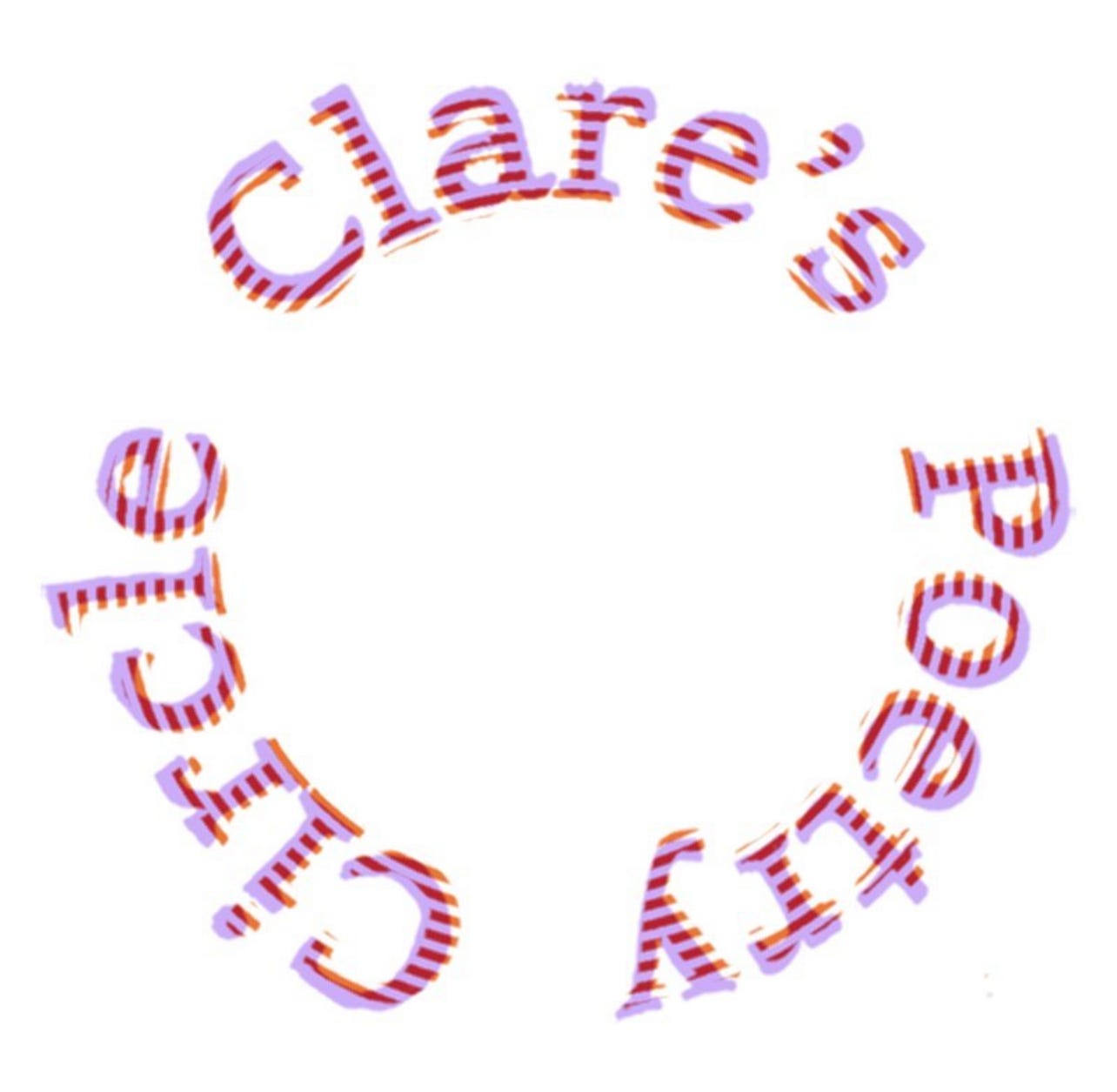 Clare’s Poetry Circle logo