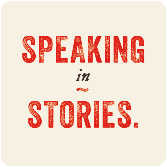 Speaking in Stories logo