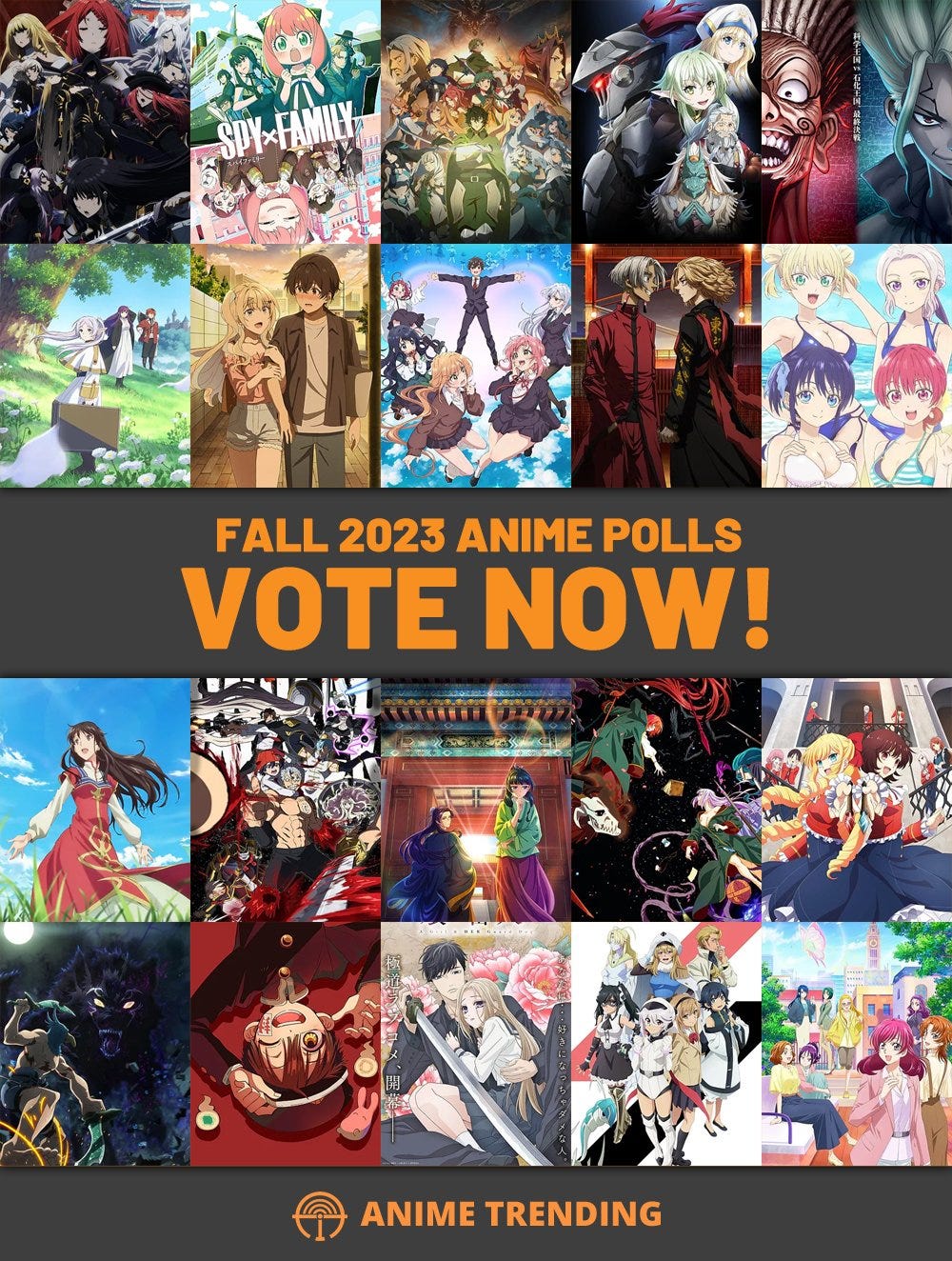 Crunchyroll - POLL: Which Fall Anime OP Are You Winding Down 2023 With? ✨  TAKE: got.cr/Fall23OPPoll-fb