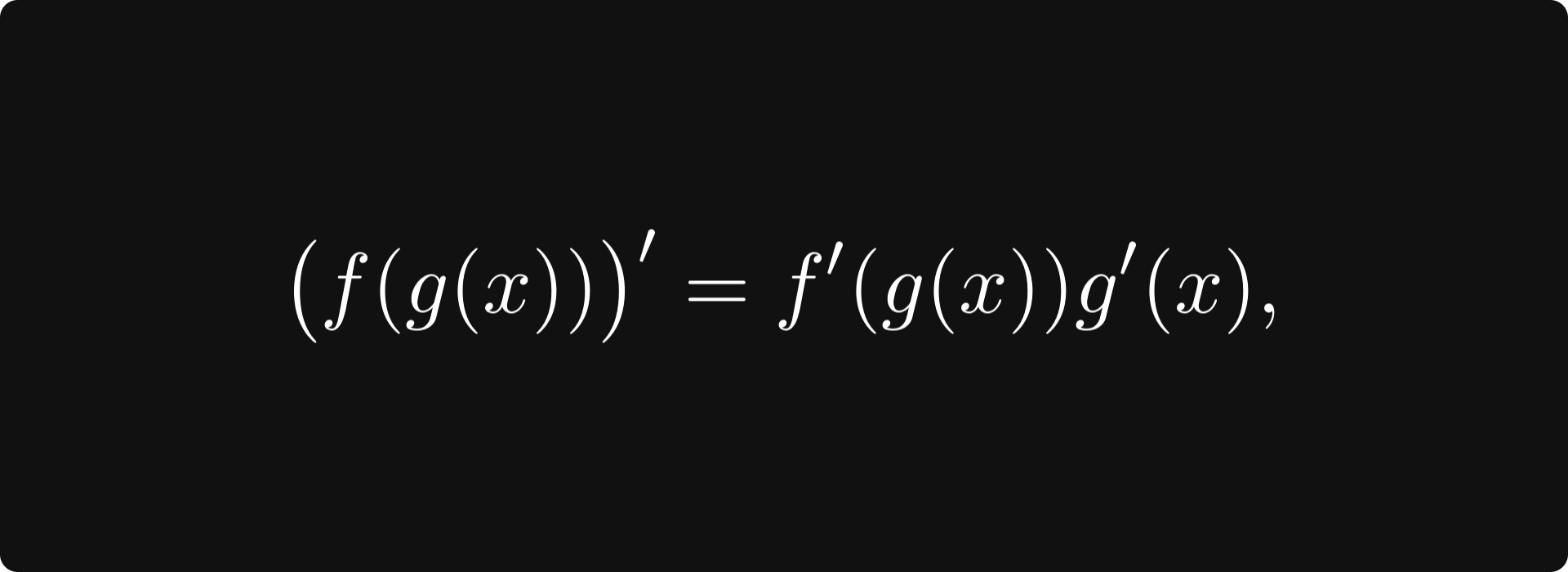 Chain Rule Formula