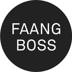 Faangboss - Building design, technology, and ourselves logo