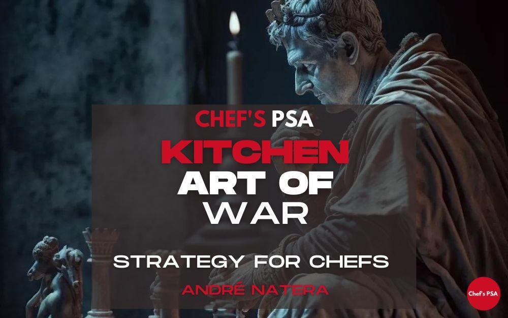 Kitchen Art Of War - By André Natera - Chef's Psa