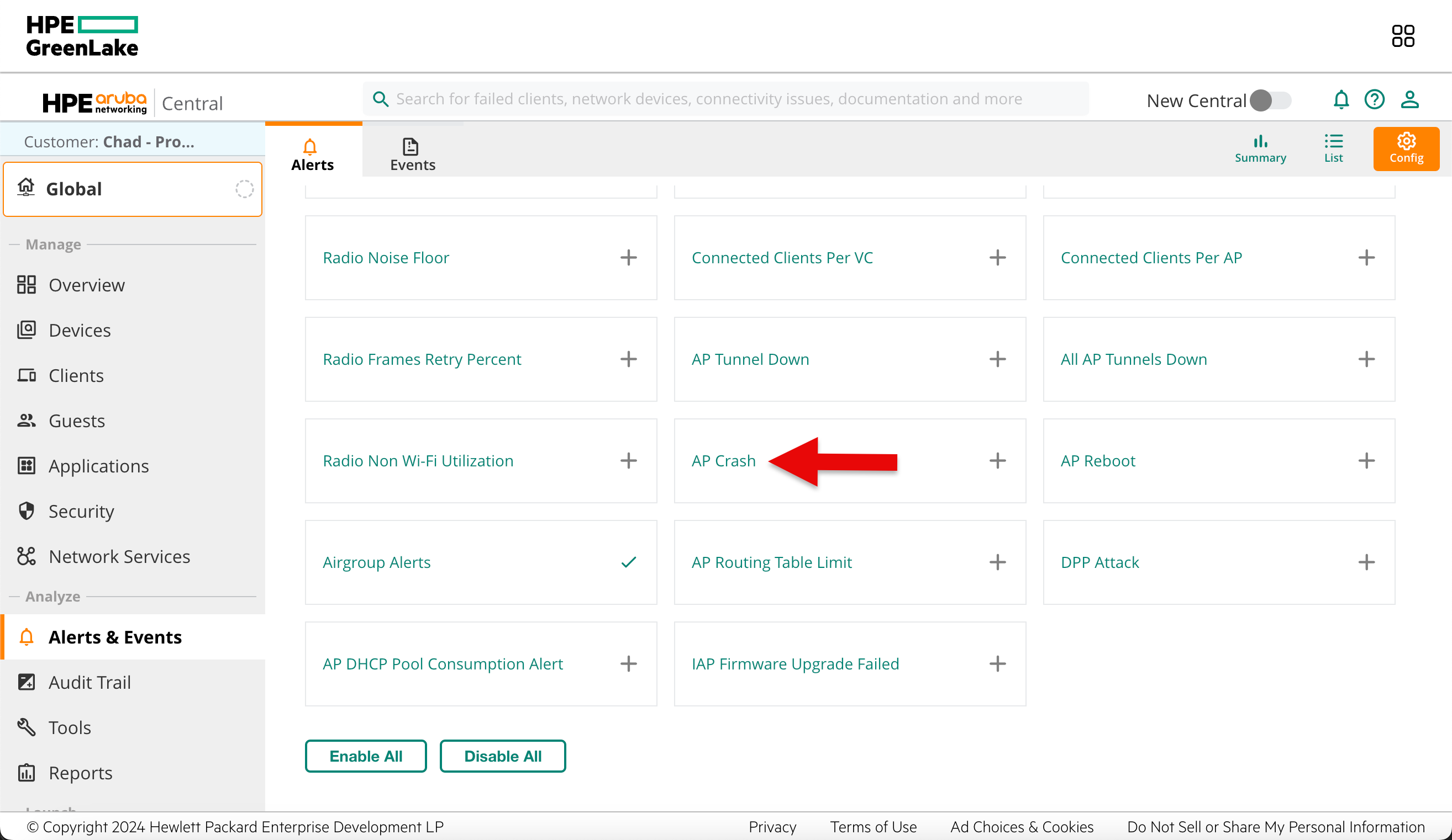 Access Point KPIs Validate basic AP system health