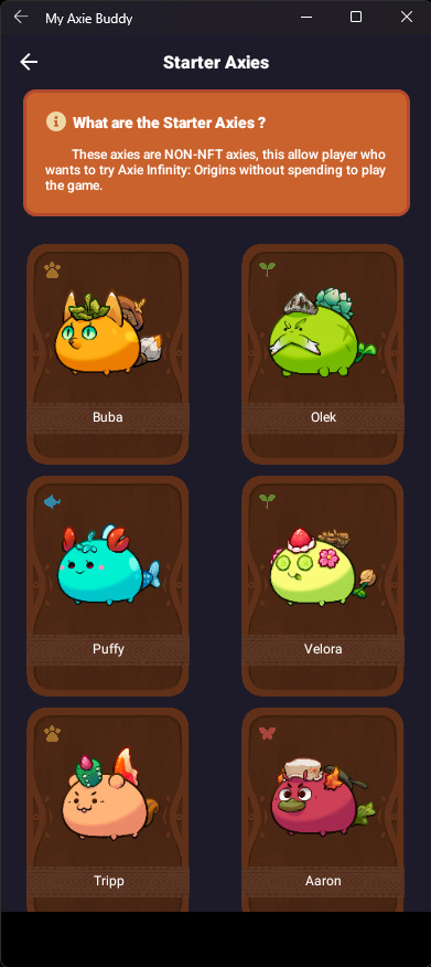 Axie Buddy V9  Change Log - My Axie Buddy