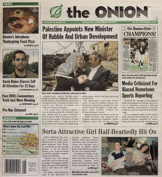 How The Onion Has Changed Over 15 Years, by James daSilva, I. M. H. O.