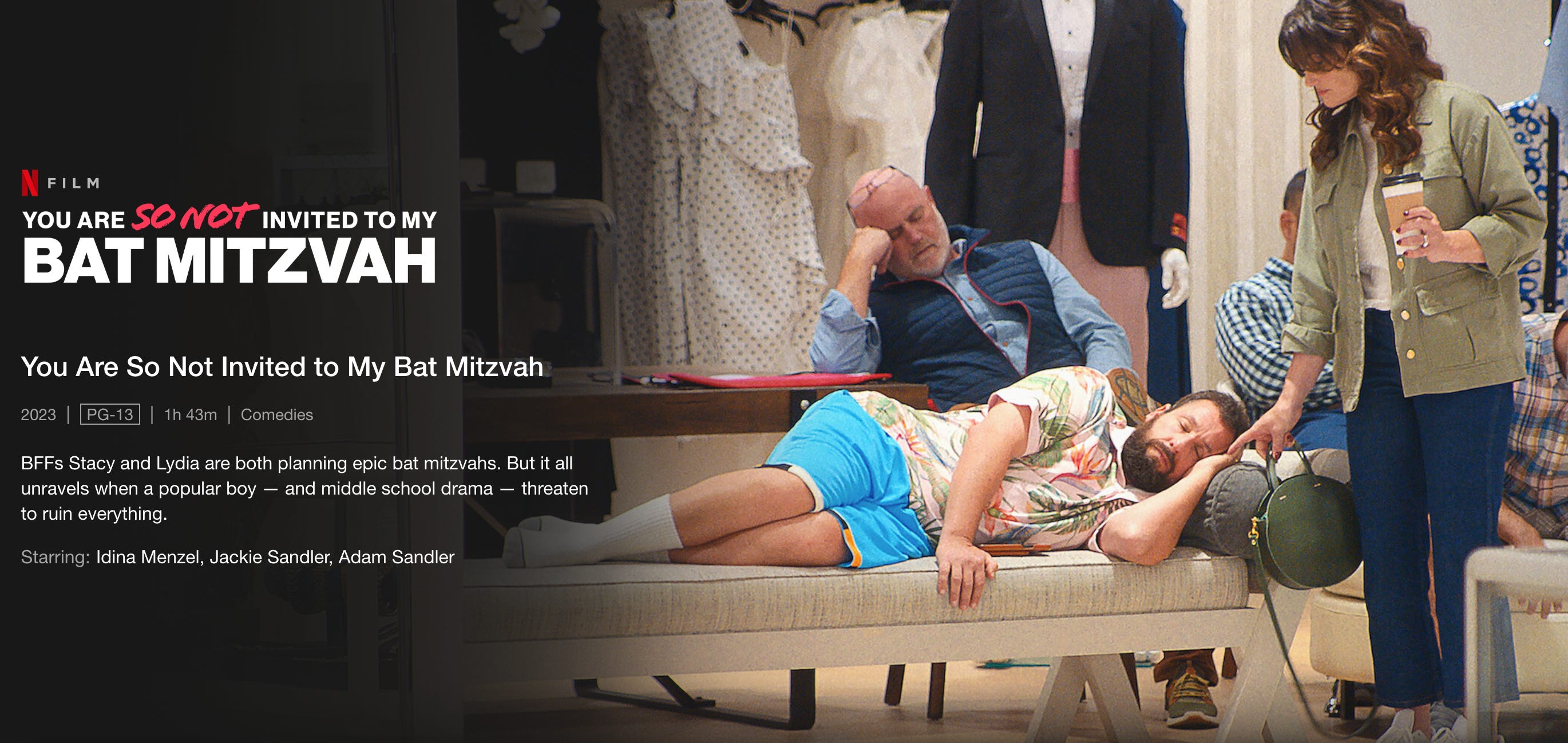 One Piece, You Are So Not Invited To My Bat Mitzvah Top Netflix