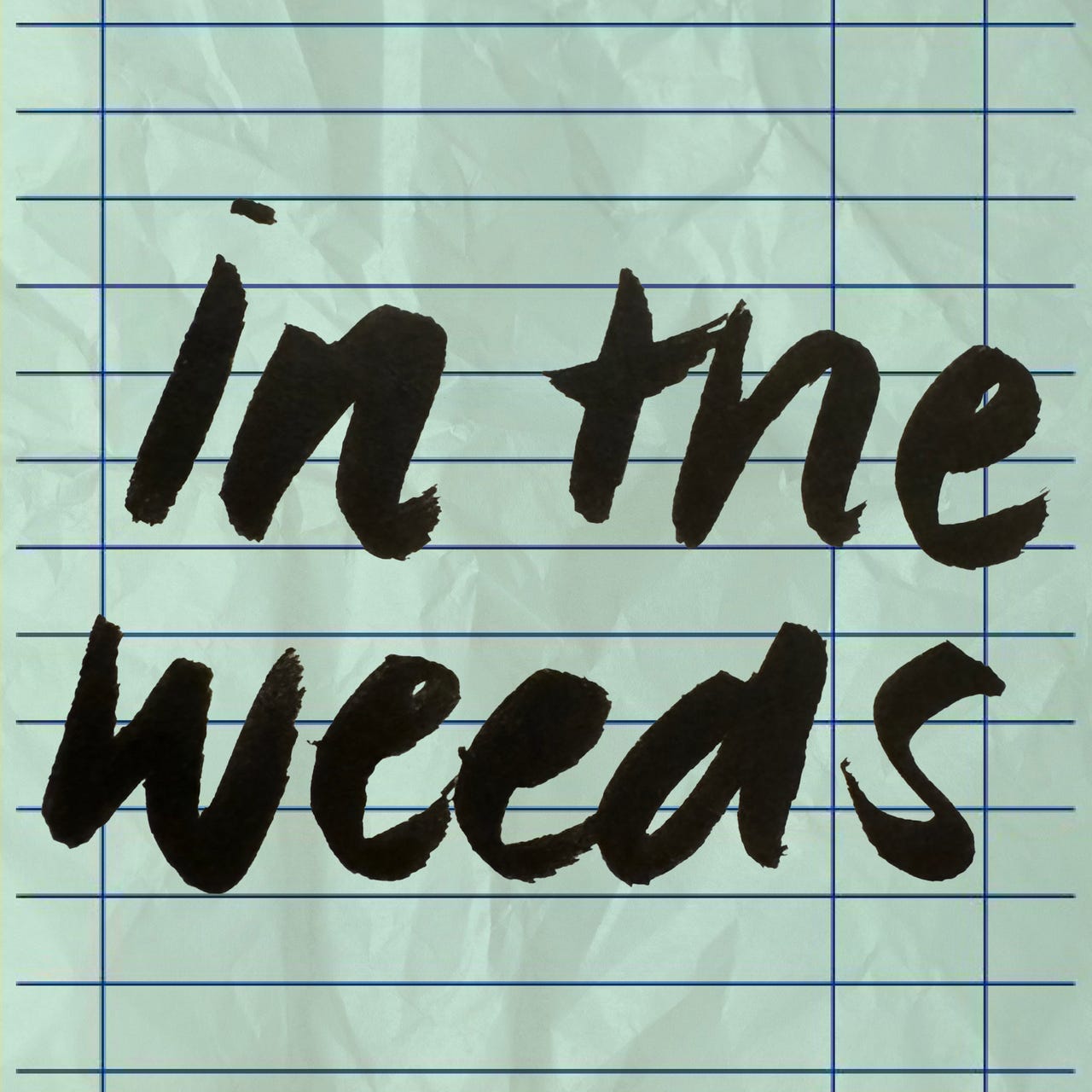 In the Weeds logo