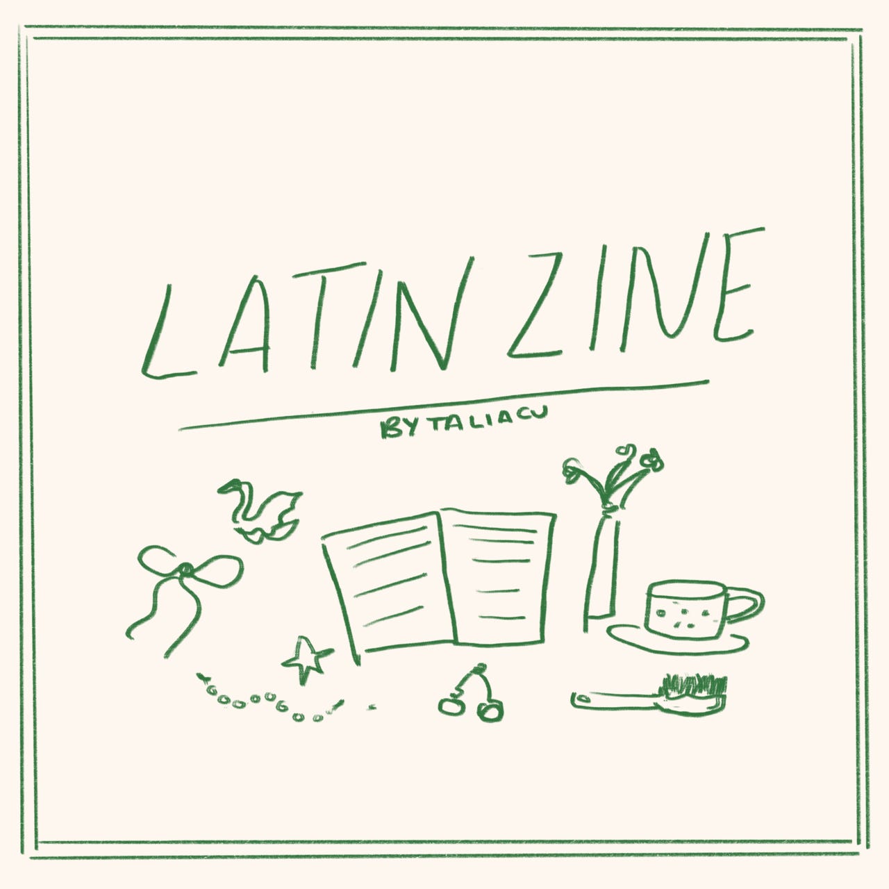 Artwork for Latin Zine by Talía Cu 