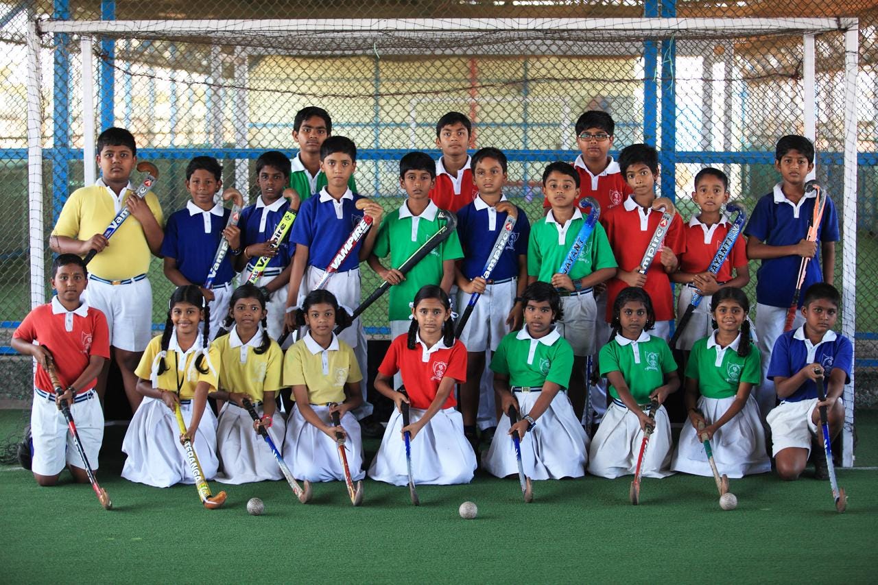 SBIOA School, Chennai. Different houses, one purpose. Sport teaches what no examination can.