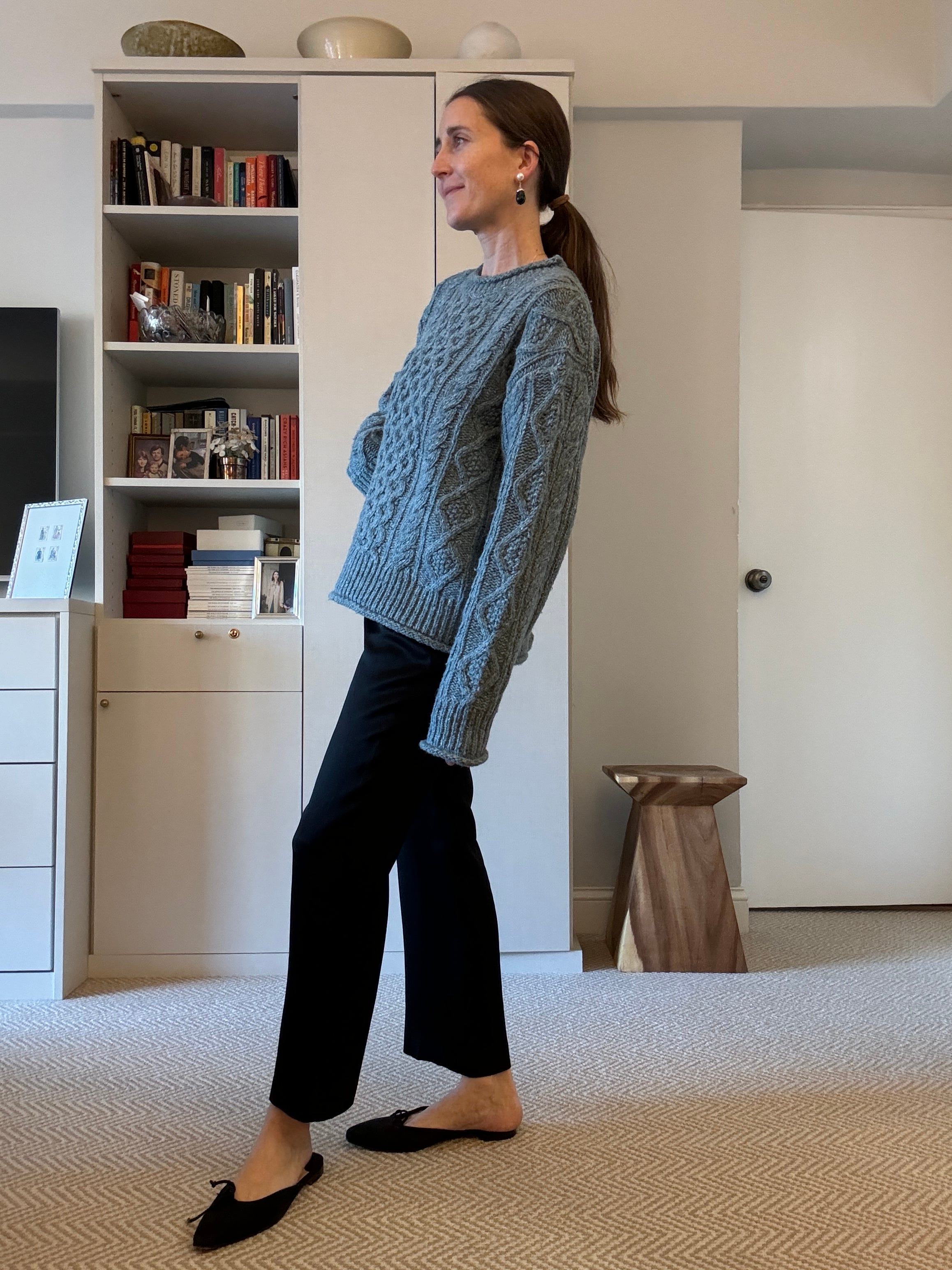 Sophia Slouchy Sweater Mint – The Girls In Grey