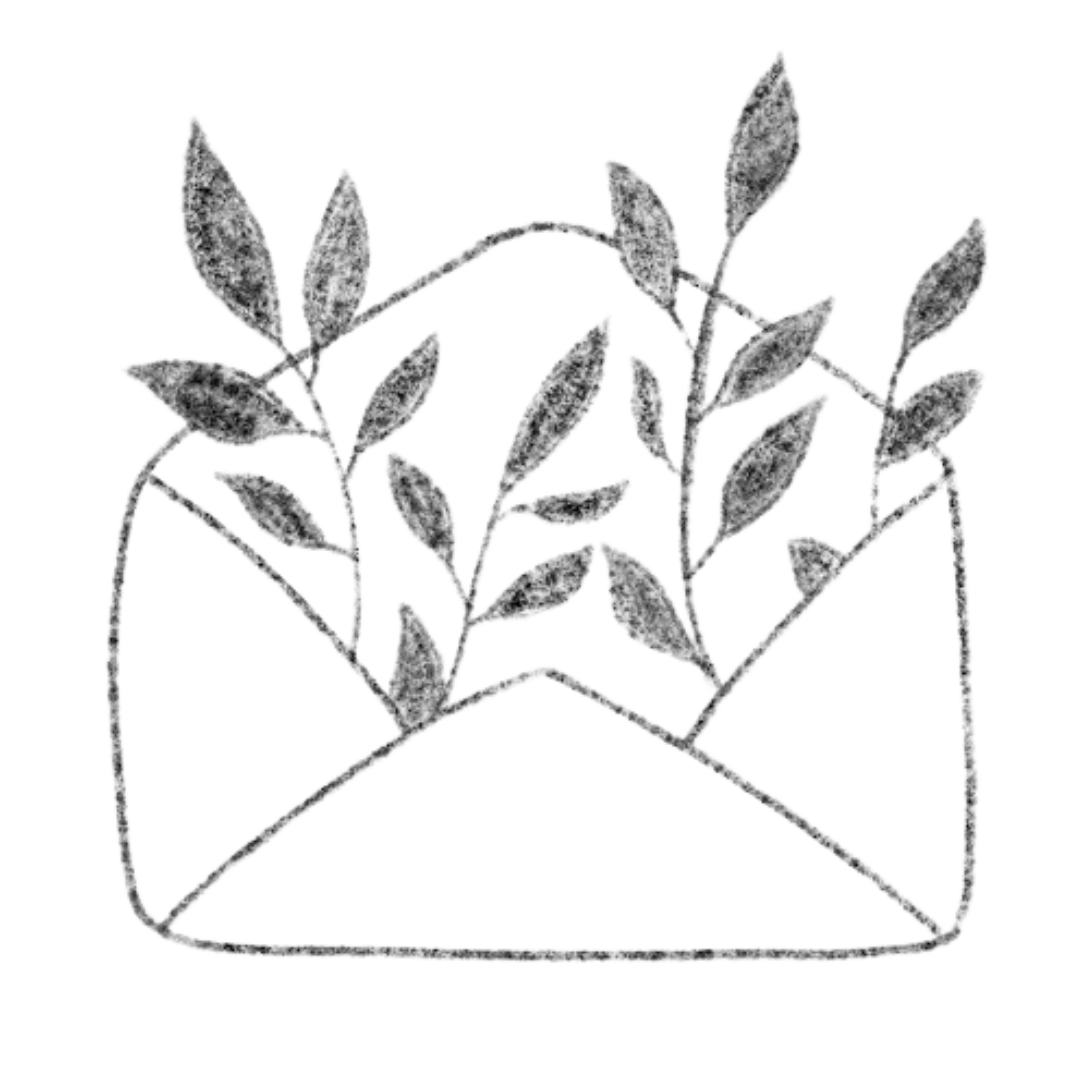 ROOTED LETTERS logo