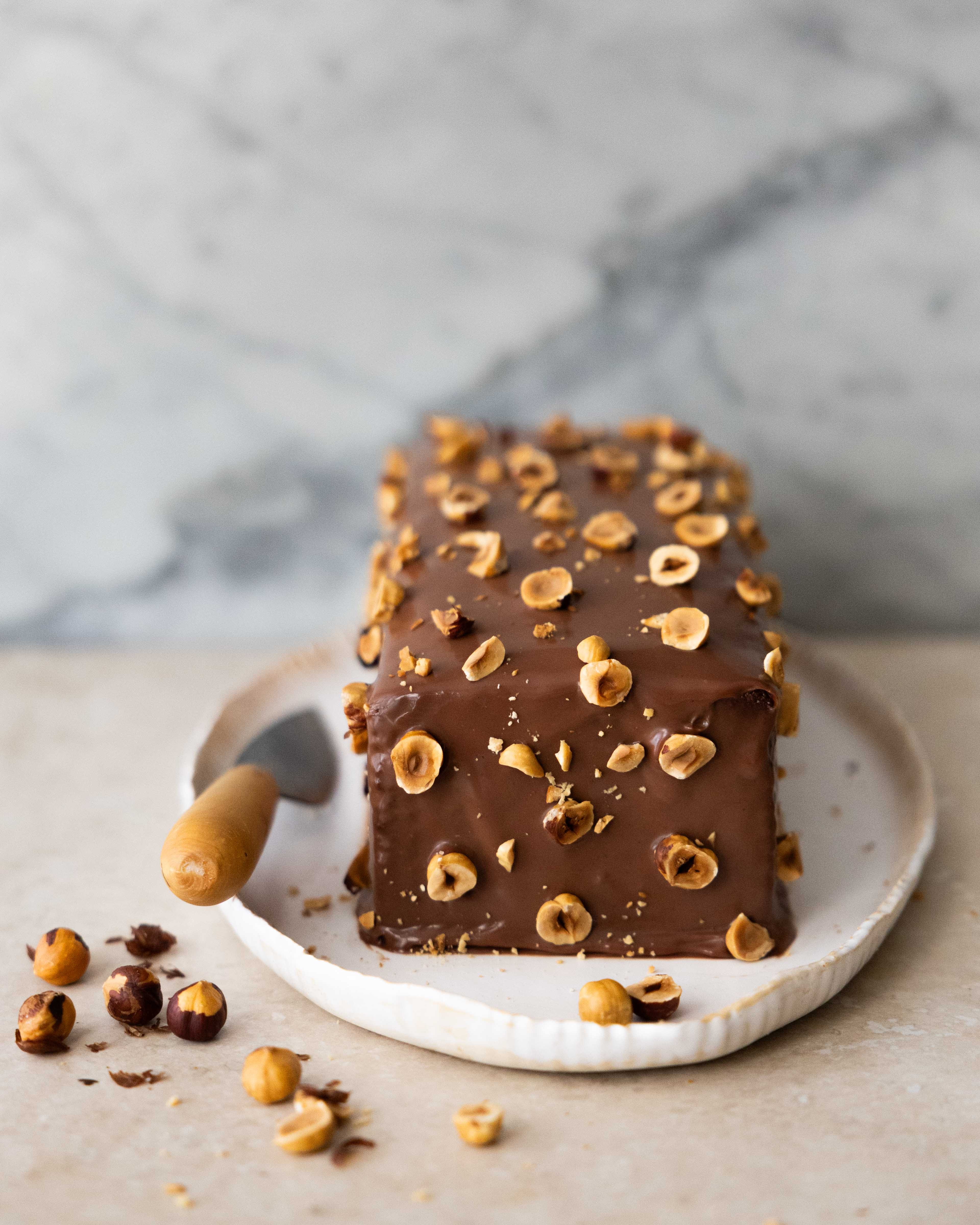 Easy Hazelnut Loaf Cake | Bake to the roots