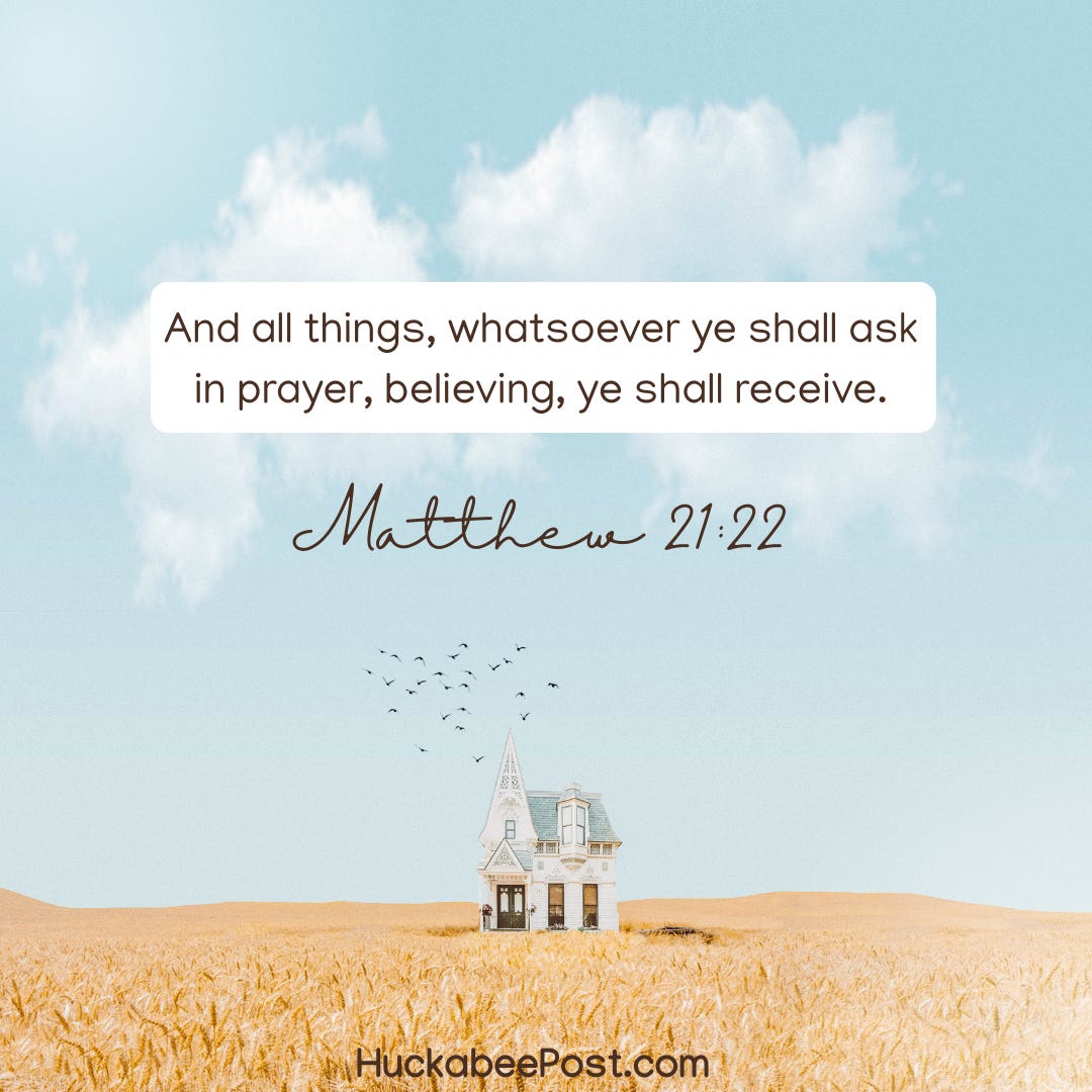 Prayer Tree - March 11 - by Mike Huckabee