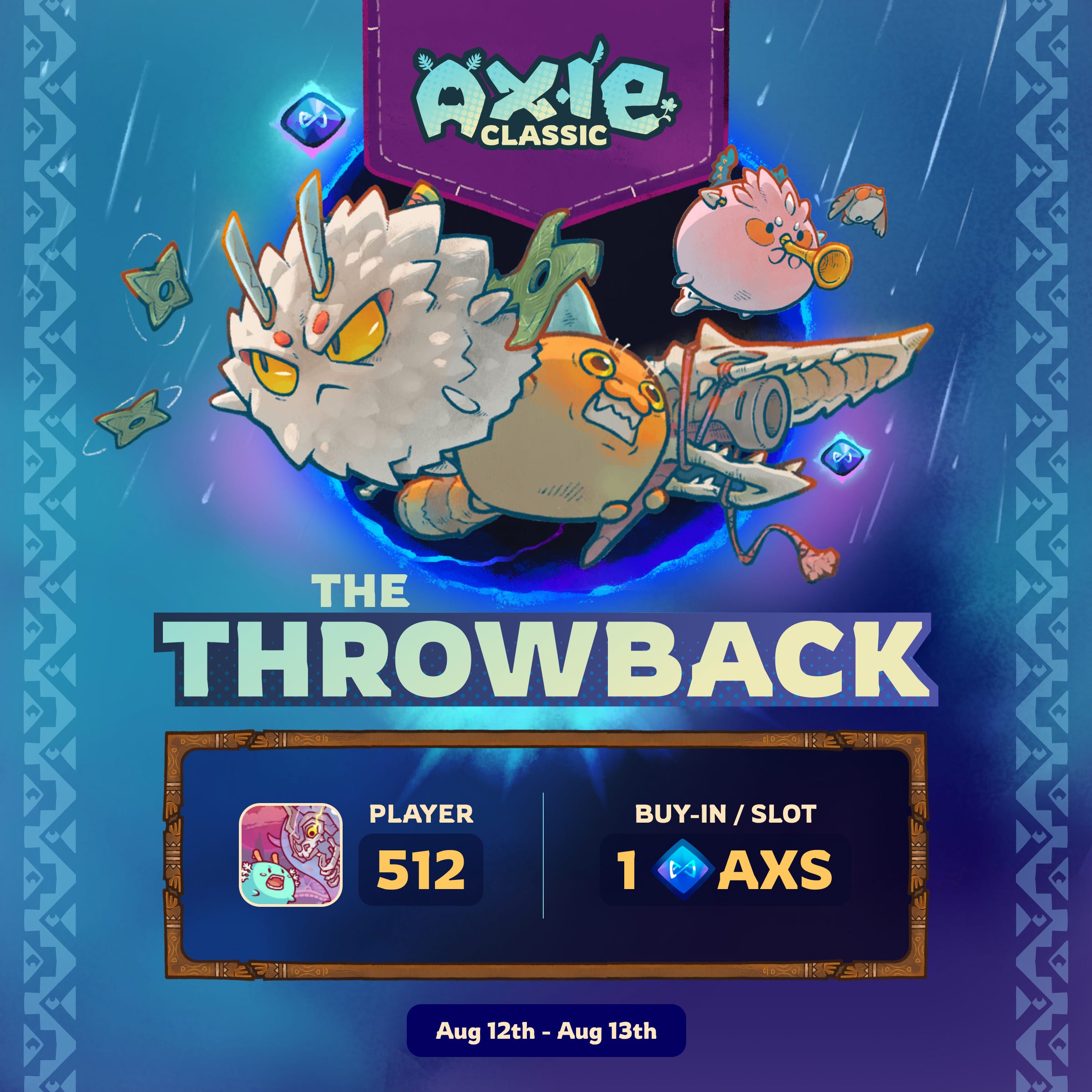 Axie Infinity Classic Returns for 1K AXS Tournament