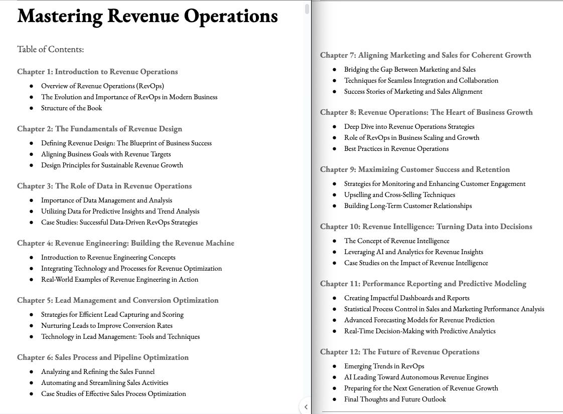 Mastering Revenue Operations - by Matt McDonagh