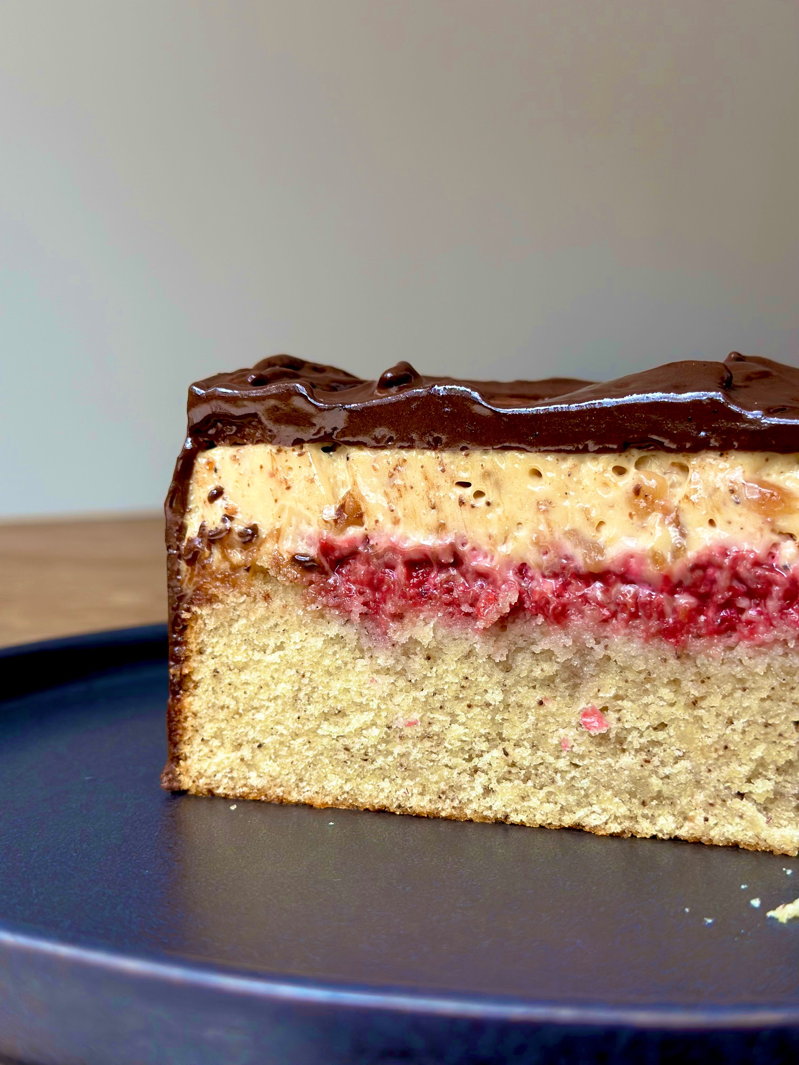 Amarena Cherry and Chocolate Marbled Heart Bundt Cake