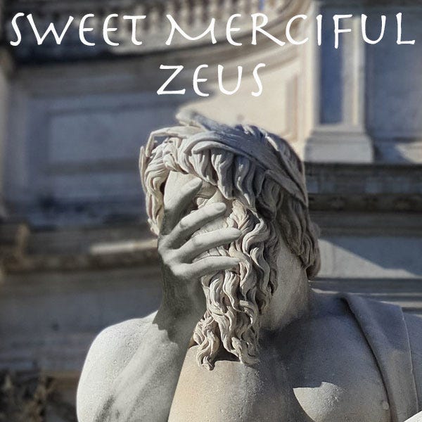 Sweet Merciful Zeus - Musings from Dianny logo