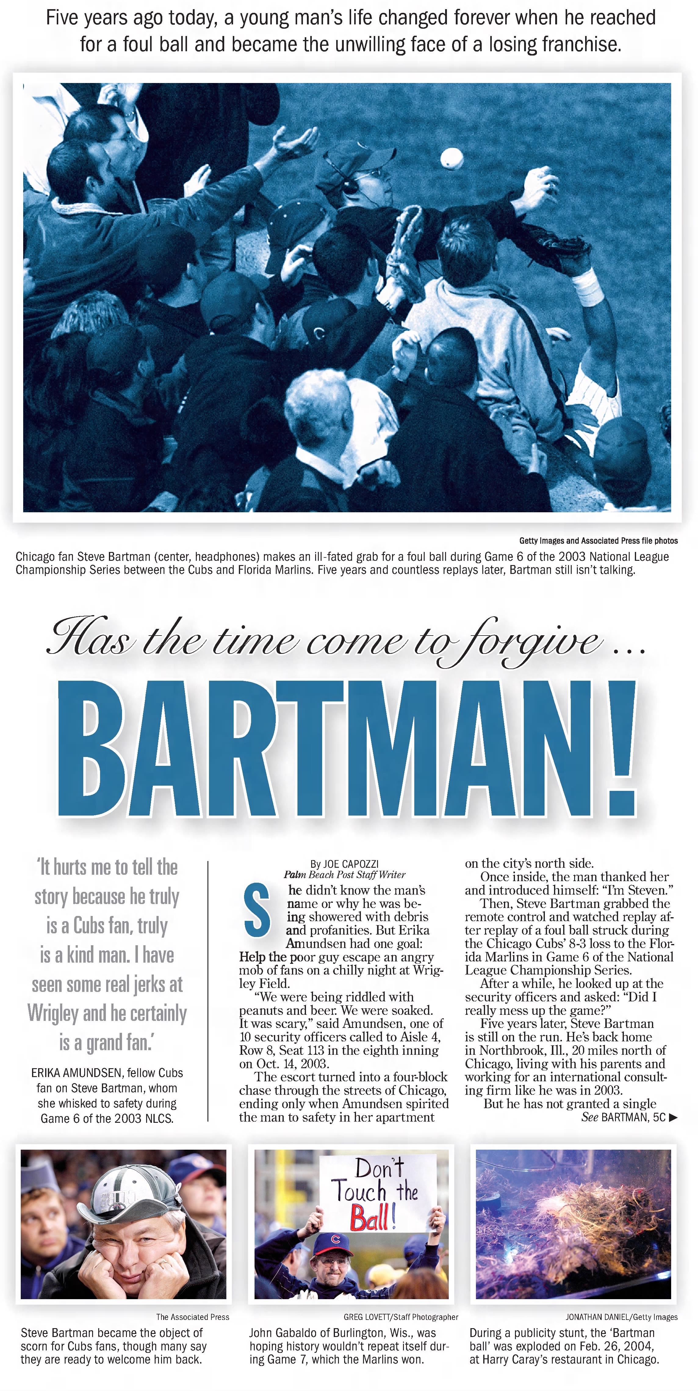 Steve Bartman Receives 2016 World Series Ring