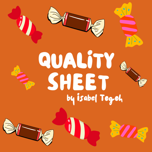 Artwork for Quality Sheet