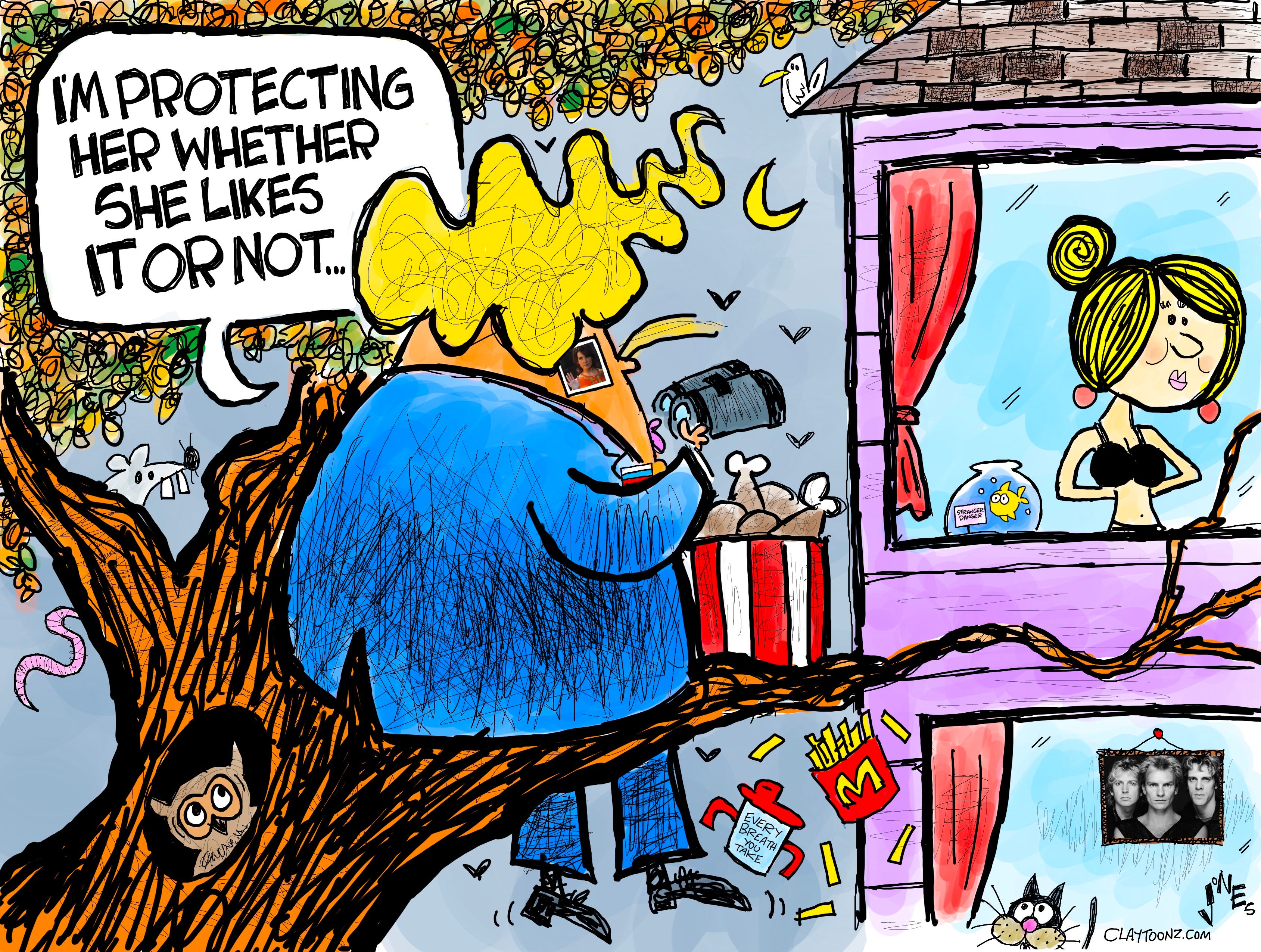 MAGA Creeper by Clay Jones Claytoonz
