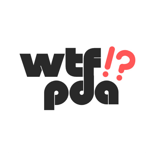 What the PDA!? logo