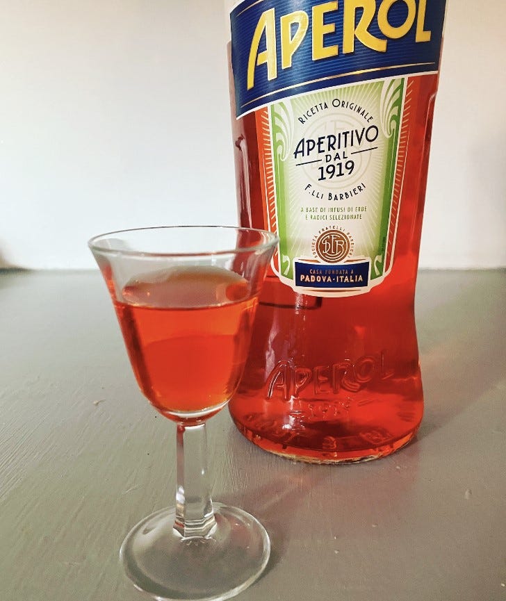 Aperol and Elderflower cocktail, Recipe