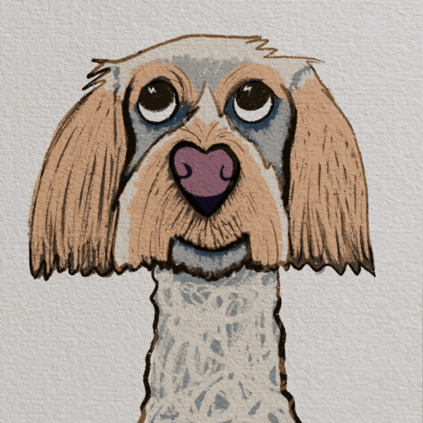 Artwork for Ollie Pops Doodle Dog