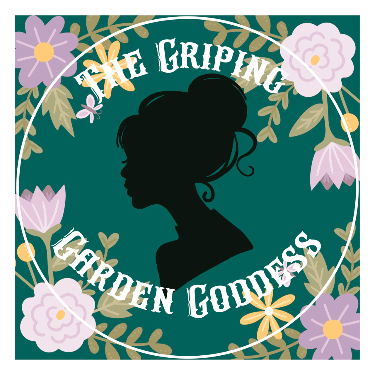 The Griping Garden Goddess logo