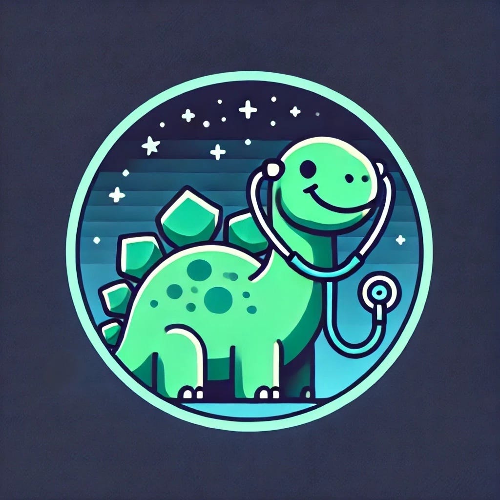 Reflections of a Medical Stegosaurus logo