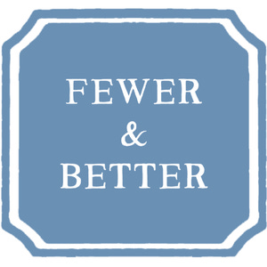 Fewer & Better: The Staple logo