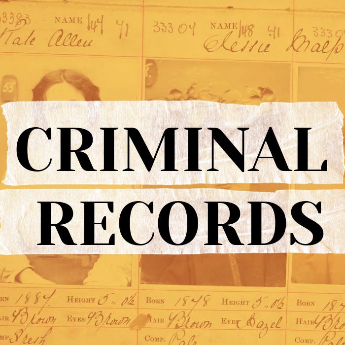 Artwork for Criminal Records