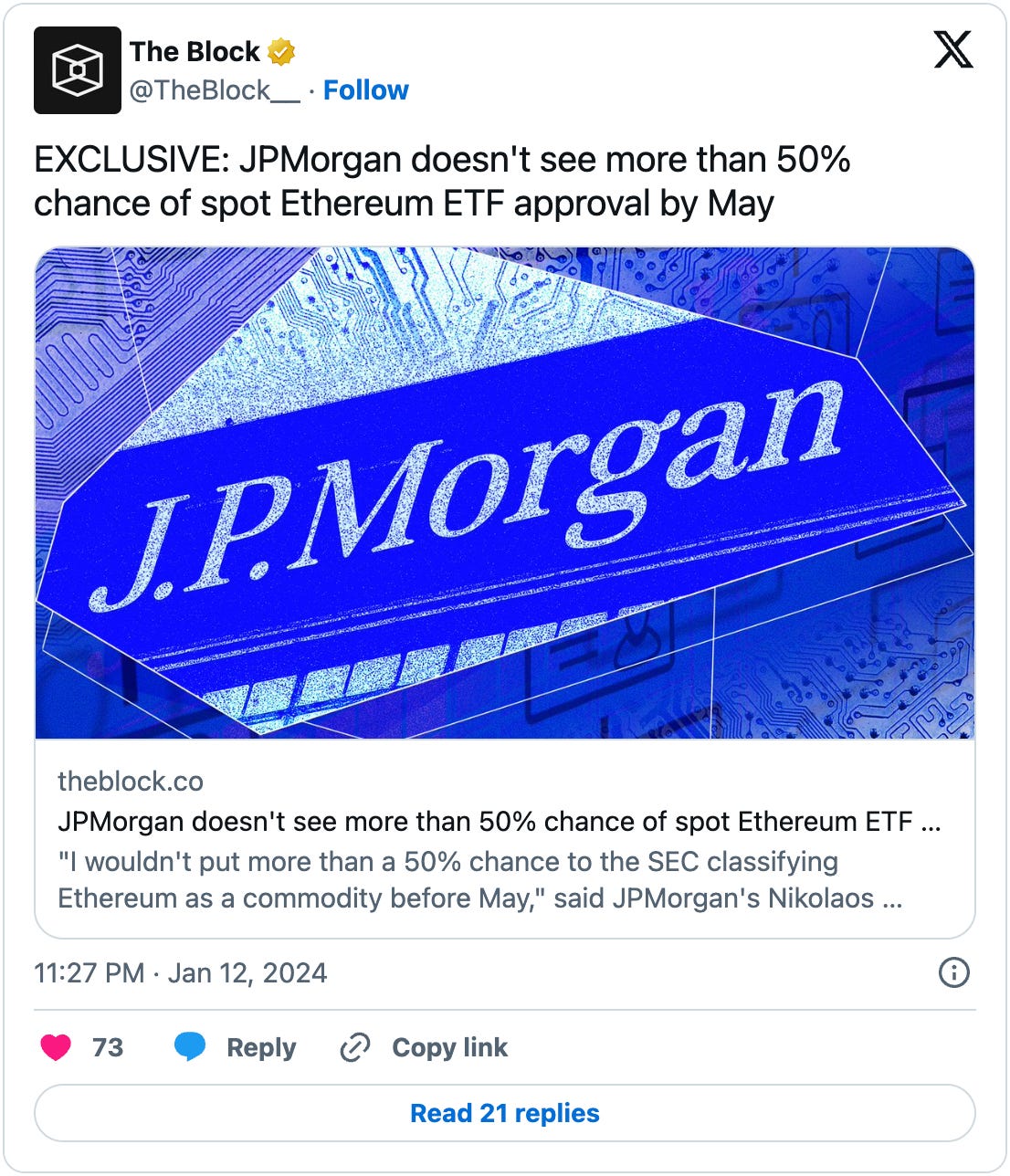 TradFi is Bullish on Ethereum - by Web3 Academy