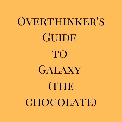 Overthinker's Guide to Galaxy (the chocolate) logo