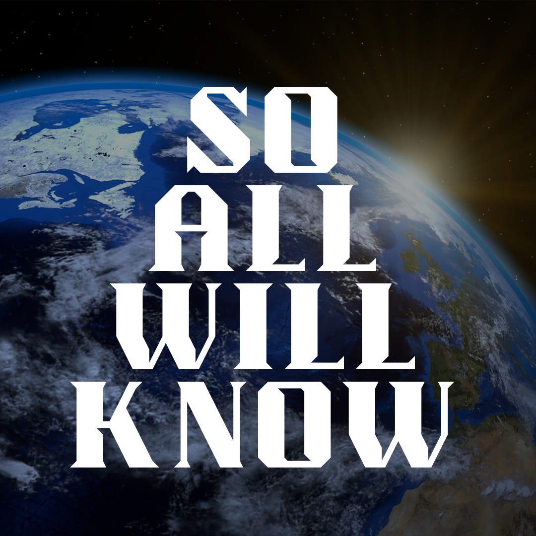 So All Will Know logo