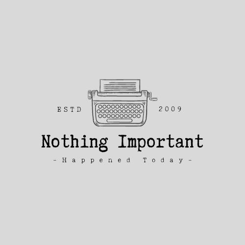 Nothing Important Happened Today logo