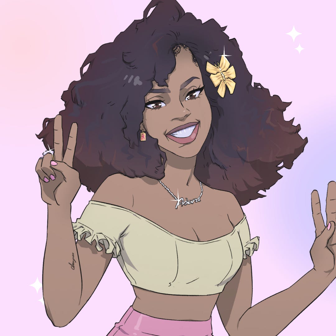 Artwork for Jacque Aye's Newsletter.
