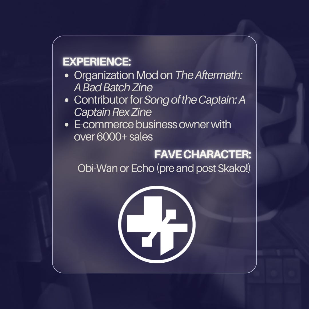 Meet The Team K8 Tales of The Clone Wars Newsletter